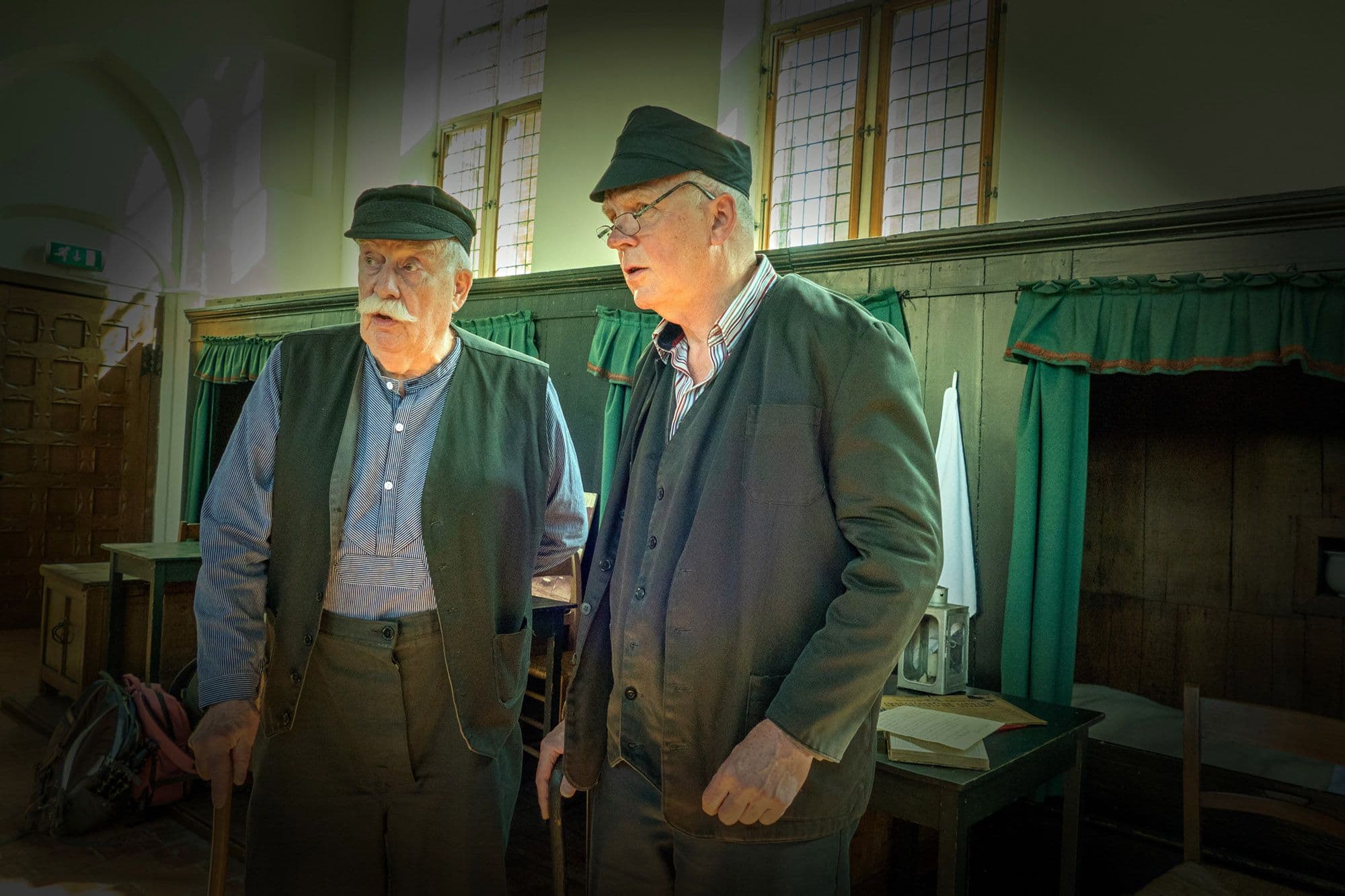 Twee mannen van de Levende Historie